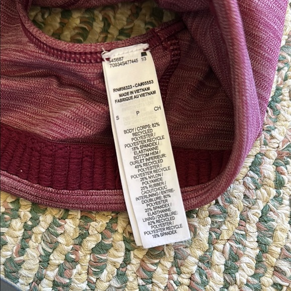 Nike Purple and Gray Sports Bra with removable padding - Picture 3 of 4